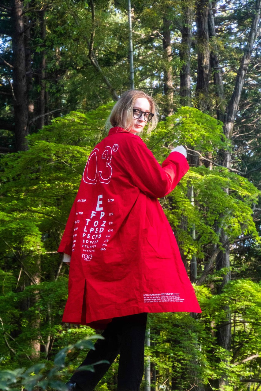 アカイ赤衣 roroeyewear  red coat