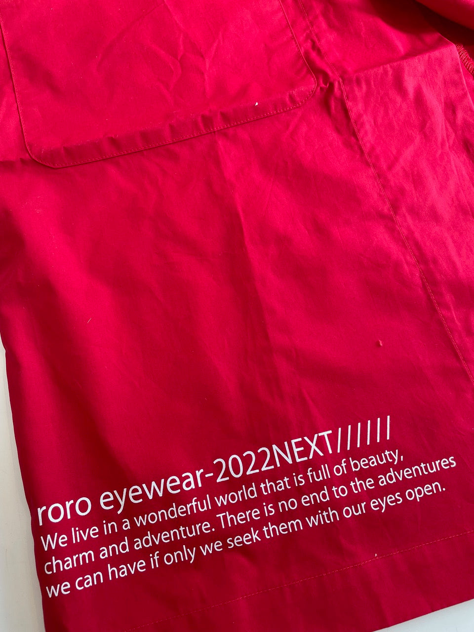 アカイ赤衣 roroeyewear  red coat