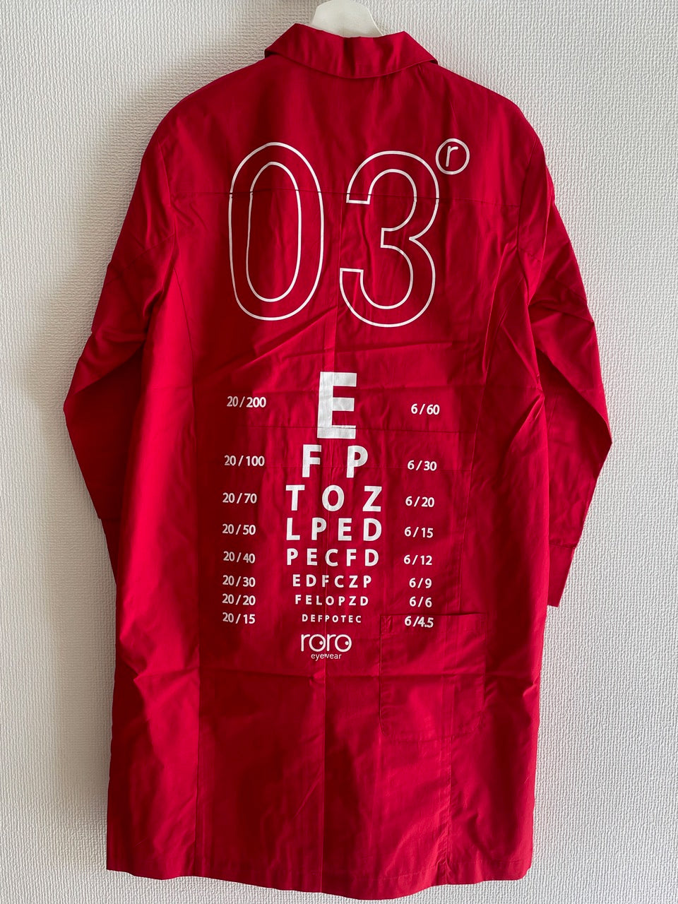 アカイ赤衣 roroeyewear  red coat